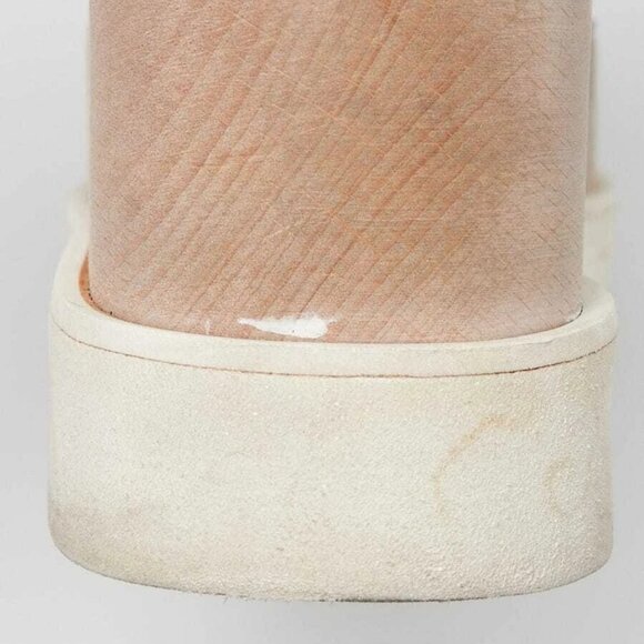 Stella McCartney Bronze Metallic Faux Leather Platform Star Elyse Oxfords - Picture 4 of 7